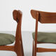 10 chairs in teak by Schiønning & Elgaard 1960s