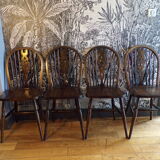 4 Scandinavian Windsor chairs