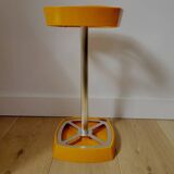 Porte-parapluie Space Age orange et argenté, 1970-80