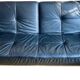 SMALA black leather sofa by Ligne Roset