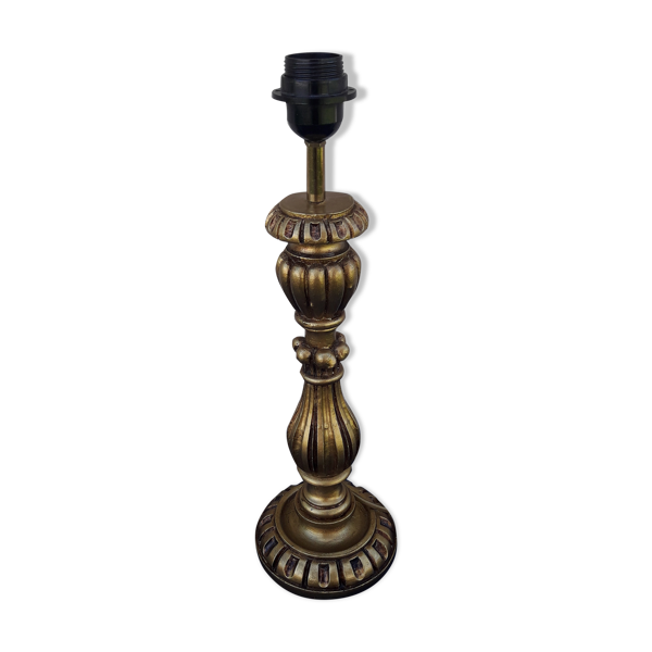 Pied de lampe en résine doré — Beyit