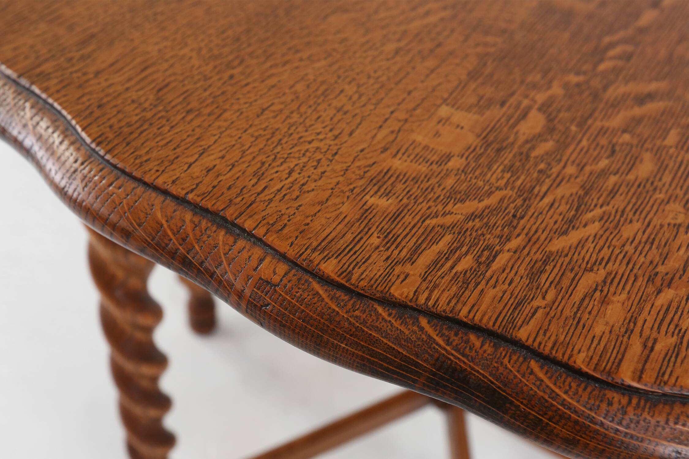 Antique oak side table 1890