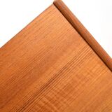 Vintage Scandinavian teak sideboard with five drawers