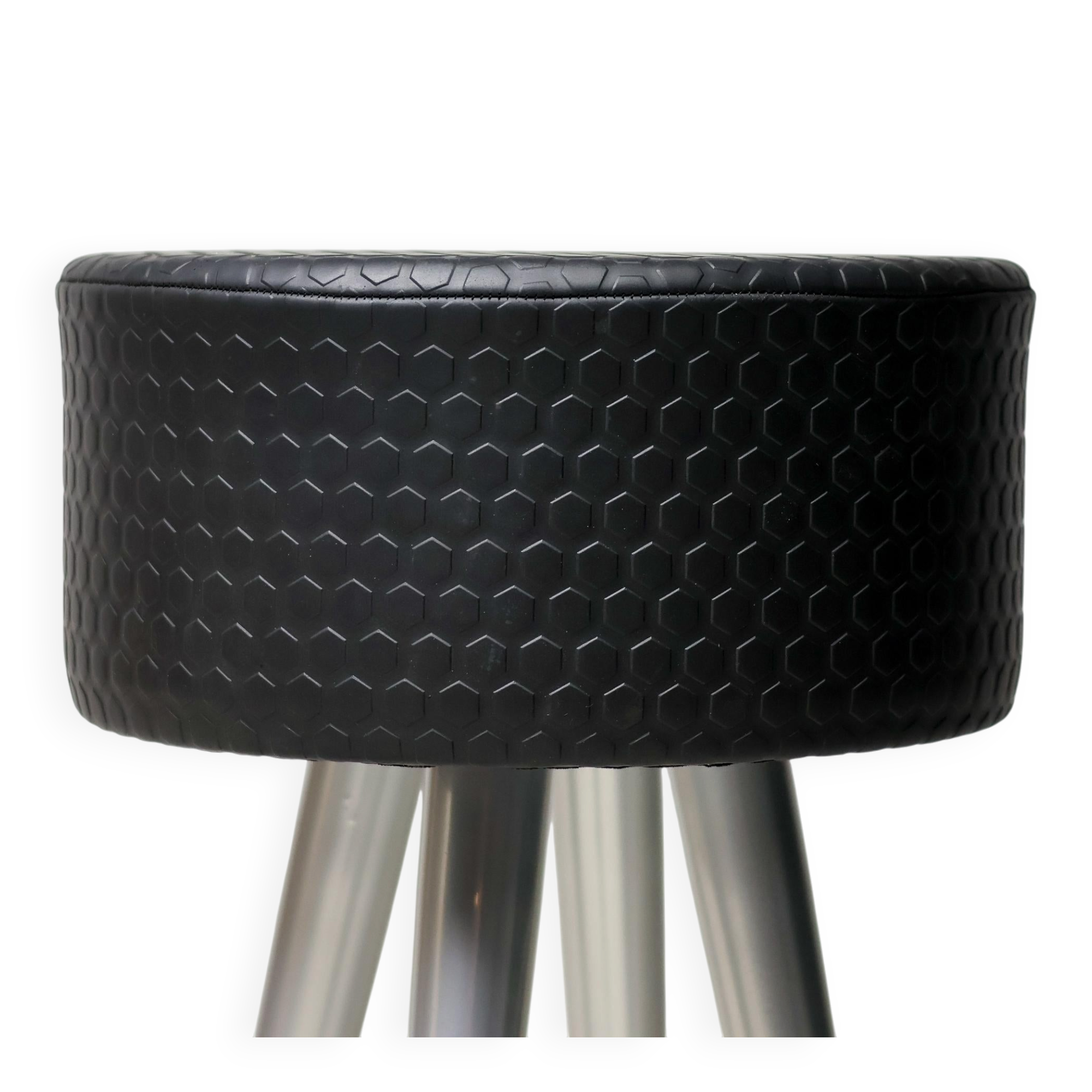Ensemble de trois tabourets de bar par Maurizio Peregalli pour Zeus Noto.