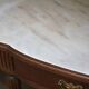 Superbe console en acajou et marbre (début XXeme).