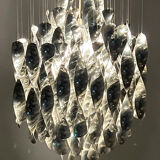 Mid-century spiral ceiling lamp by Verner Panton for Lüber AG, model SP1, Germany, 1970s, early example.