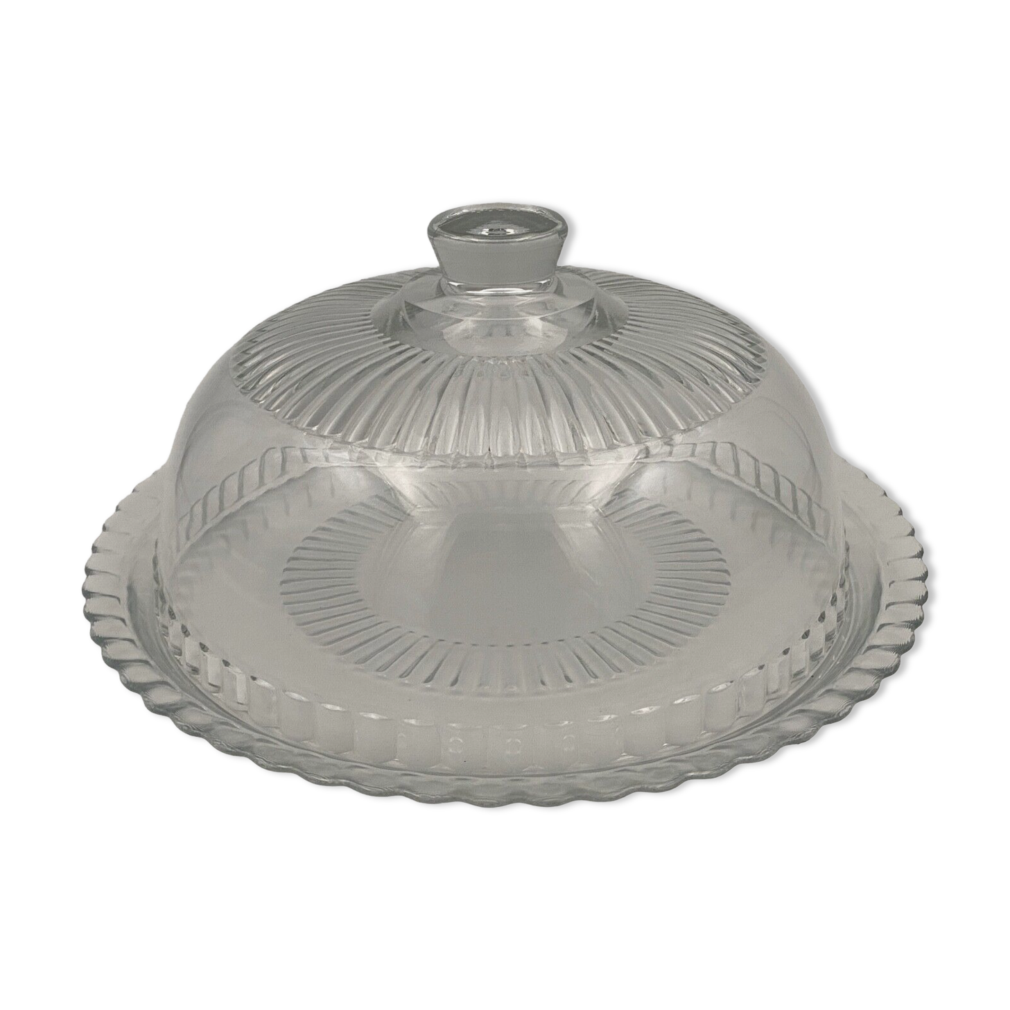 Bell with cakes or cheeses in molded press xxe with dish