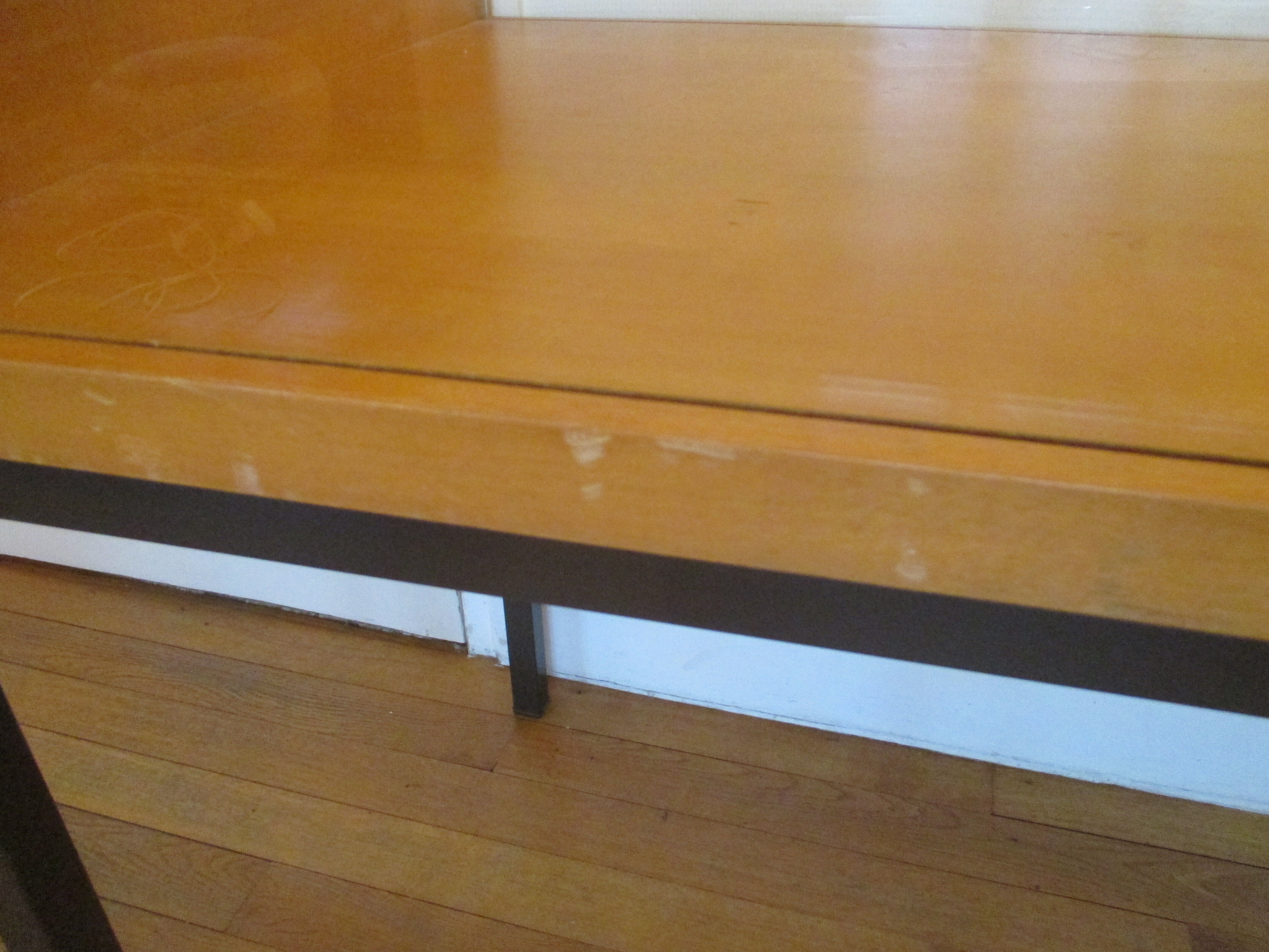 Vintage console showcase furniture