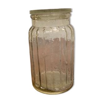 Glass jar jar old food