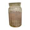 Pot bocal en verre ancien aliments