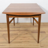 Mid-century extendable teak dining table from everest, 1960s