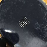 Enameled kettle with vintage stylized patterns. German brand ASTA