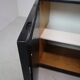 Black brutalist sideboard by Frans Defour, Belgium 1970's