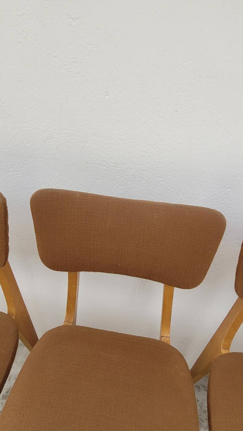 Series of 4 vintage chairs - 1950s
