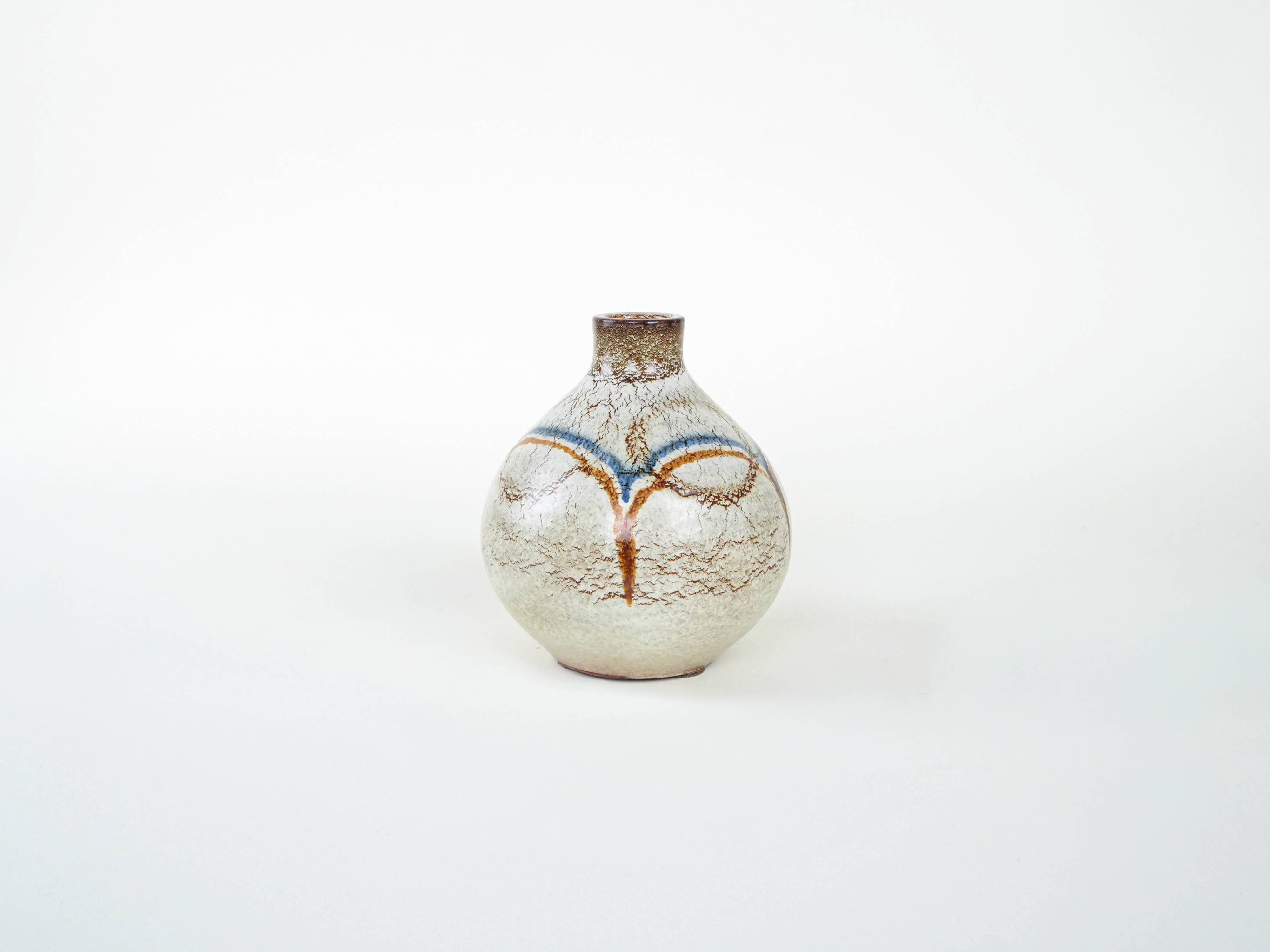 Ceramic vase, Italian design, 1960s, manufactured in Italy