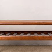 Large Danish teak coffee table, two levels, by Grete Jalk for Glostrup Mobelfabrik.