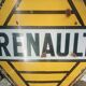 Old garage enamelled plate "renault"