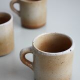 Set of 6 cups Grès du Marais