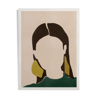 Poster "Portrait 01" by Sacred Frangine