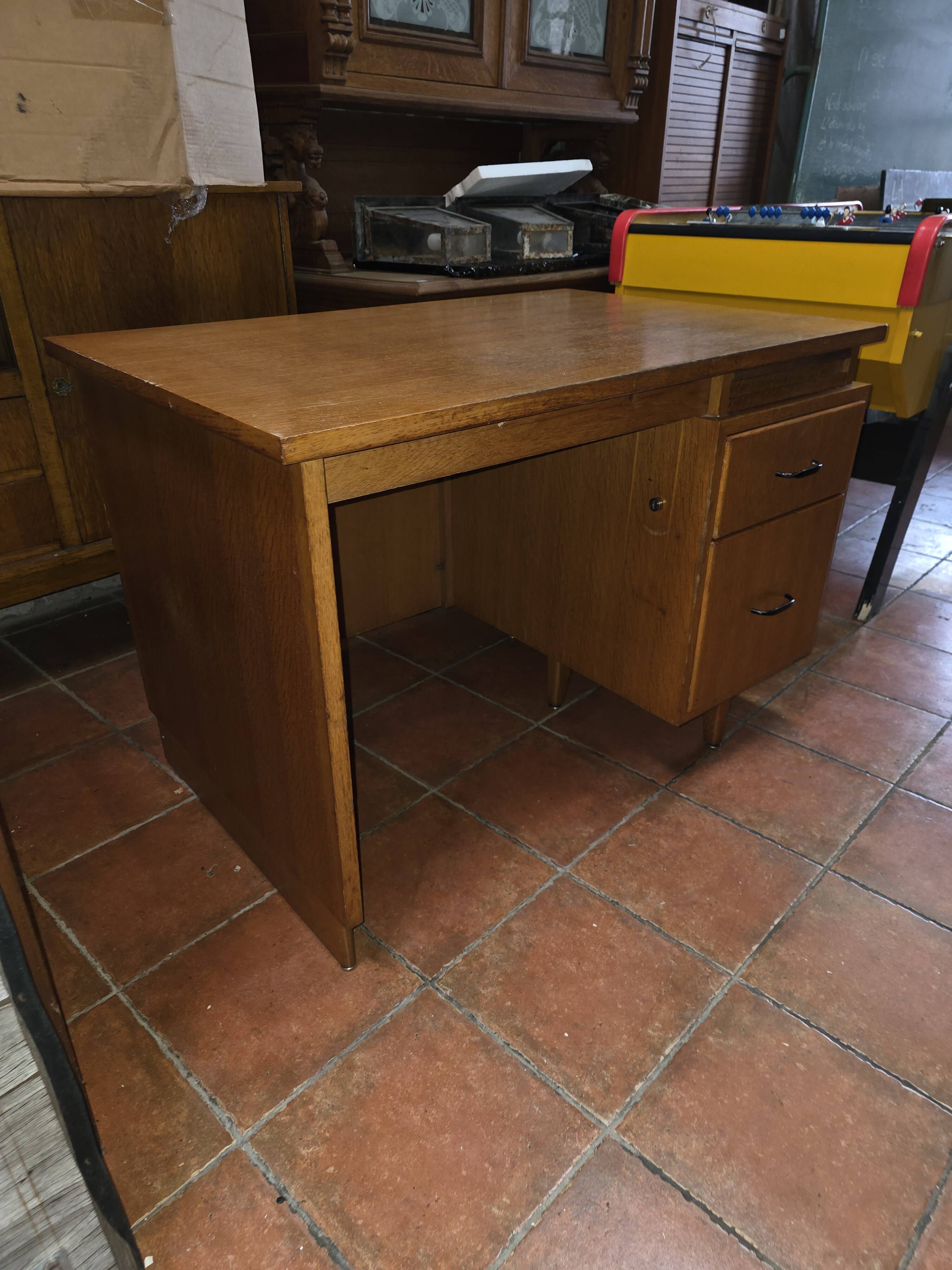 1960s Burwood Oak Desk