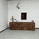 Old trade furniture with oak drawers XL format