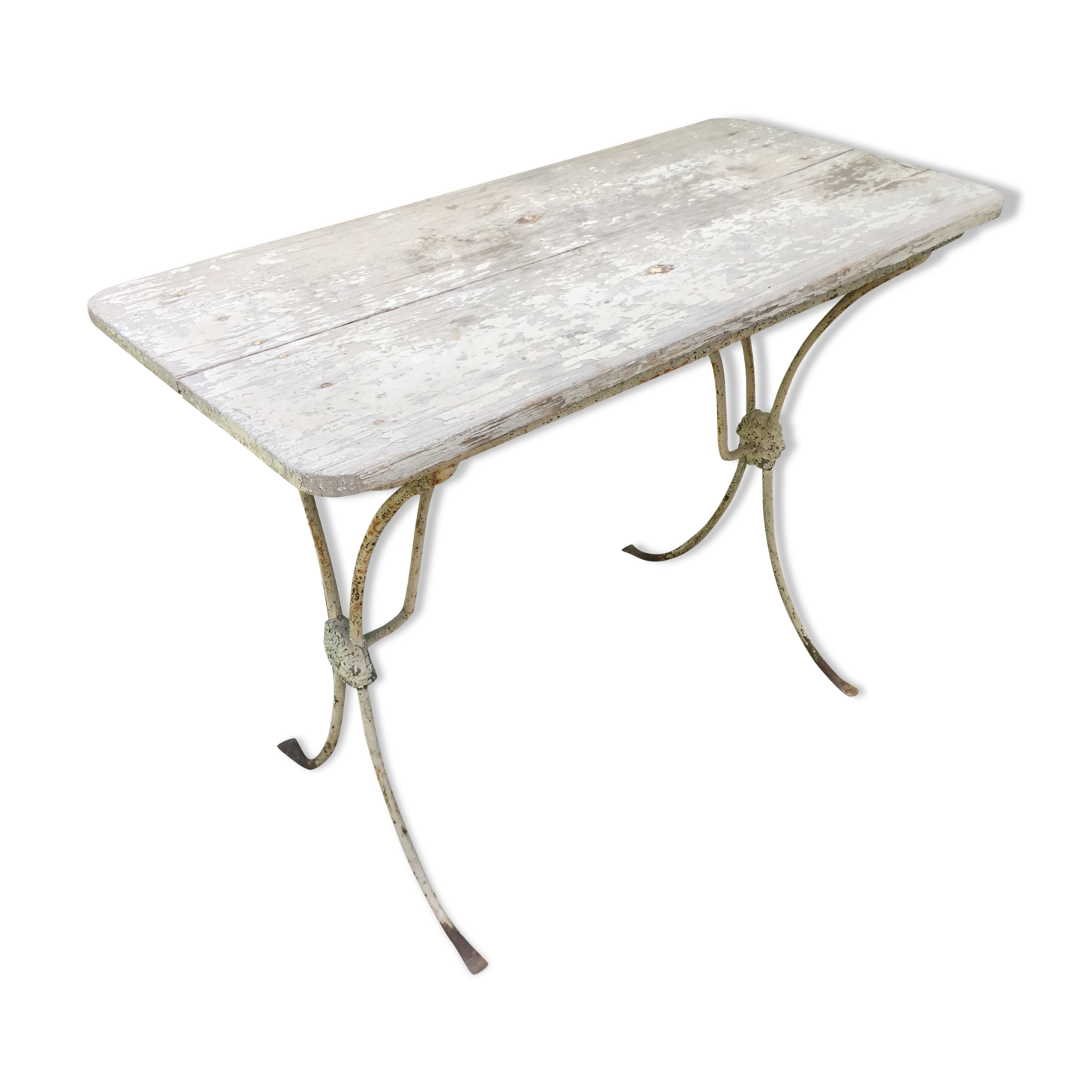 Dining garden of wood and wrought iron early twentieth