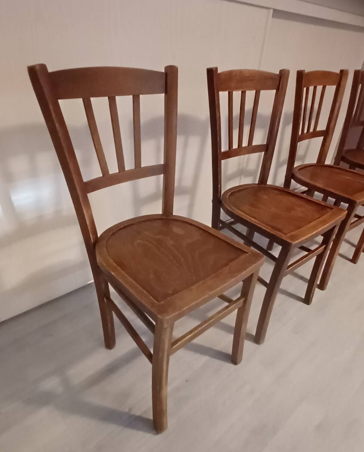 Set of 4 vintage bistro chairs