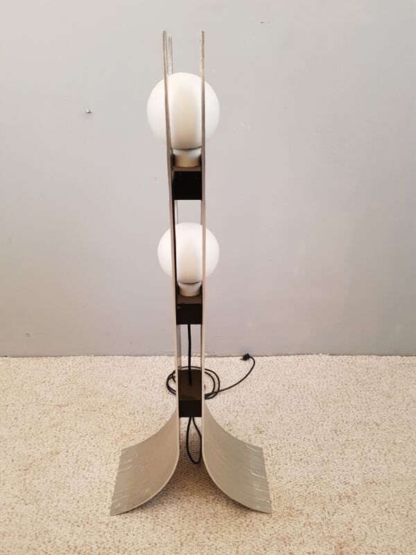 Lumalux 2000 lampadaire Perla 2 en aluminium 1970