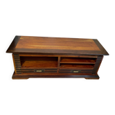 Solid acacia TV unit – colonial/exotic style