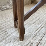 Solid oak bench