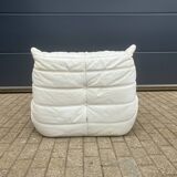 100% authentic Ligne Roset Togo 1-seater light beige leather '87