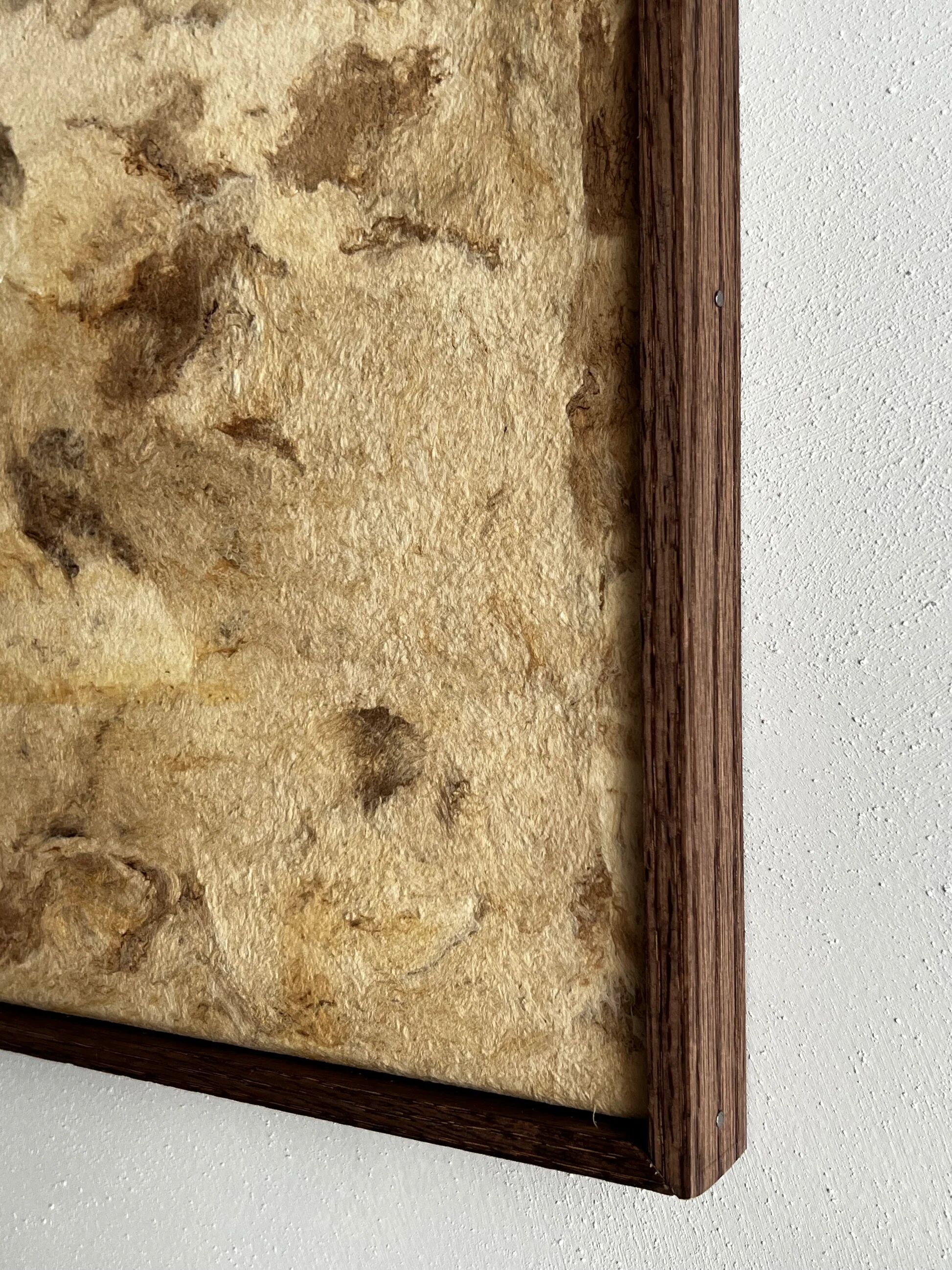 Artwork made of bark paper