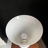 White opaline art deco lamp