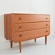 Vintage 1950s 3-drawer chest of drawers