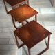 Kai Kristiansen teak built-in tables, 60s design