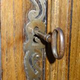 Louis XV period oak cabinet 1.57 x 2.53 m