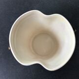 Verceram iridescent ceramic ice bucket, with golden spoon