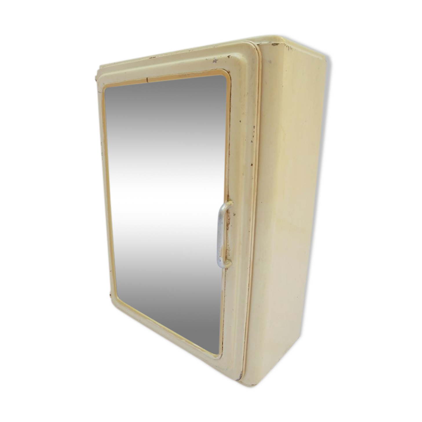 Metal pharmacy cabinet