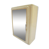 Metal pharmacy cabinet