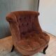 Facteuil toad in padded velvet