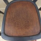 4 old Luterma bistro chairs with patterned seats – Completely refurbished