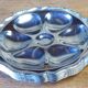 12 stainless steel oyster plates