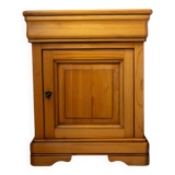 Solid oak bedside table