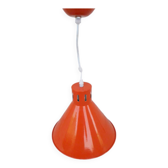 Orange pendant light