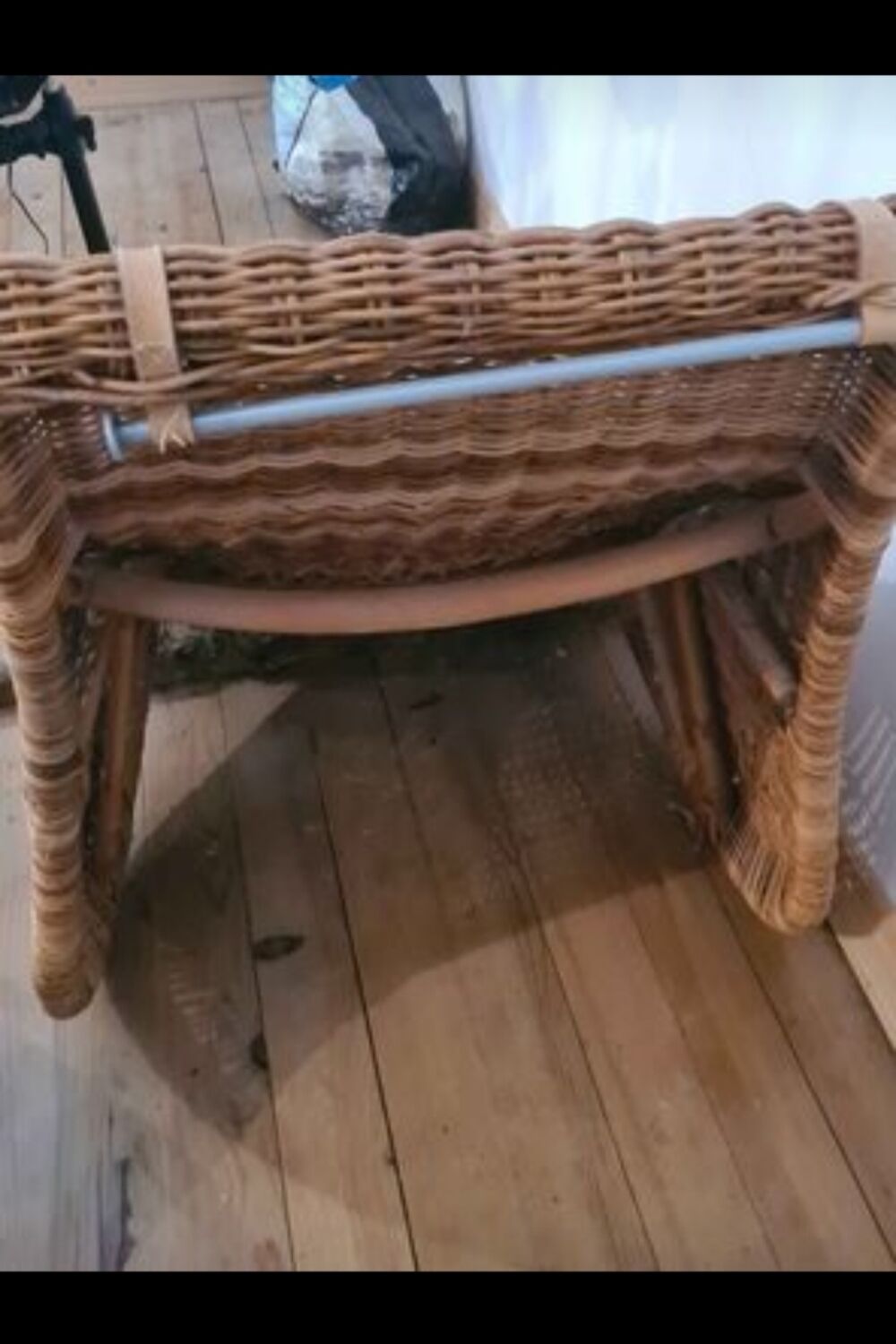 Rattan armchair