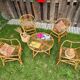 Vintage rattan lounge
