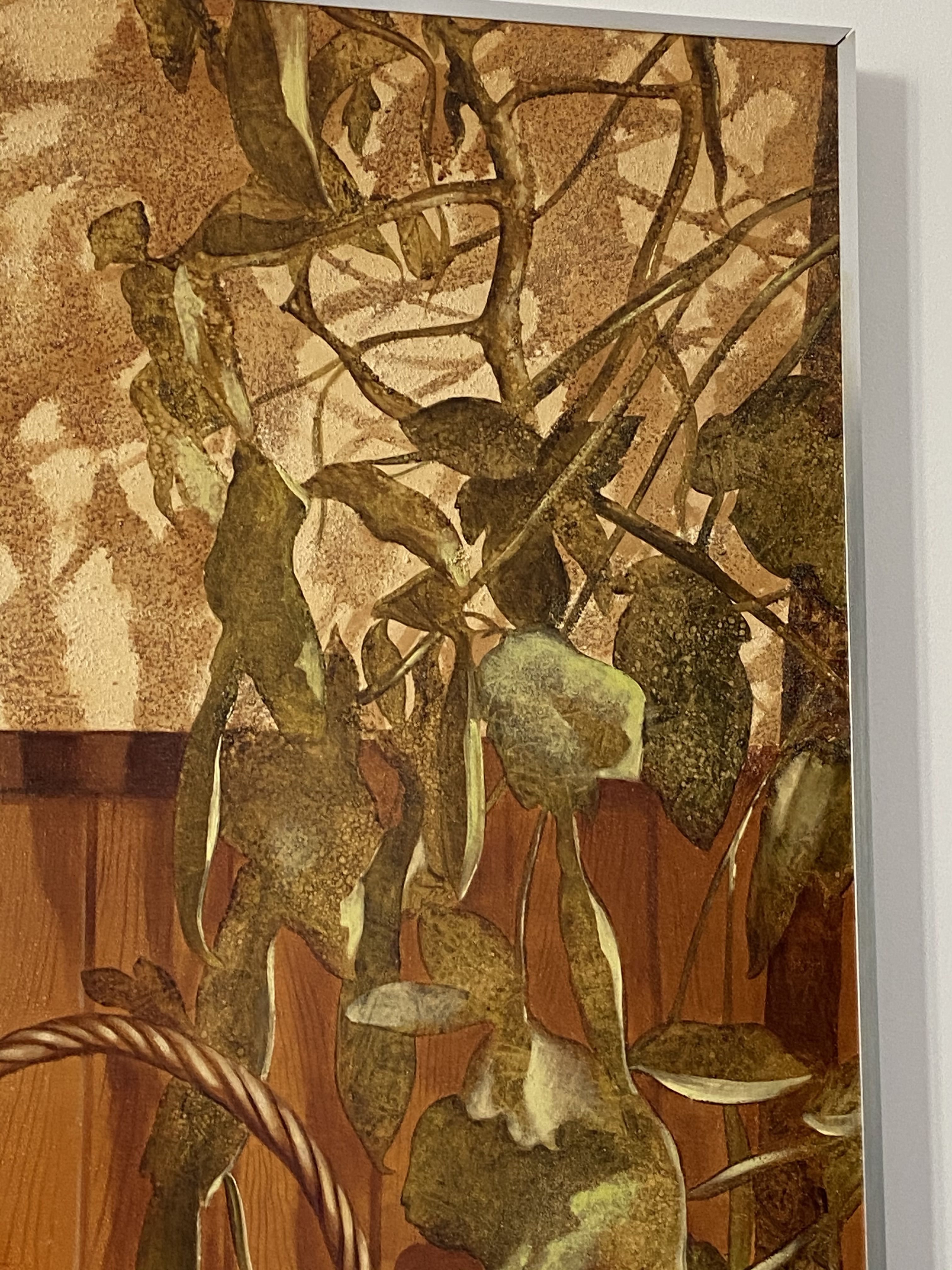 Oil "the symeal" signed and dated by artist Jacques Roulleaux