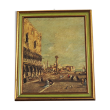 Landscape representing venice, 1960s, set of 2