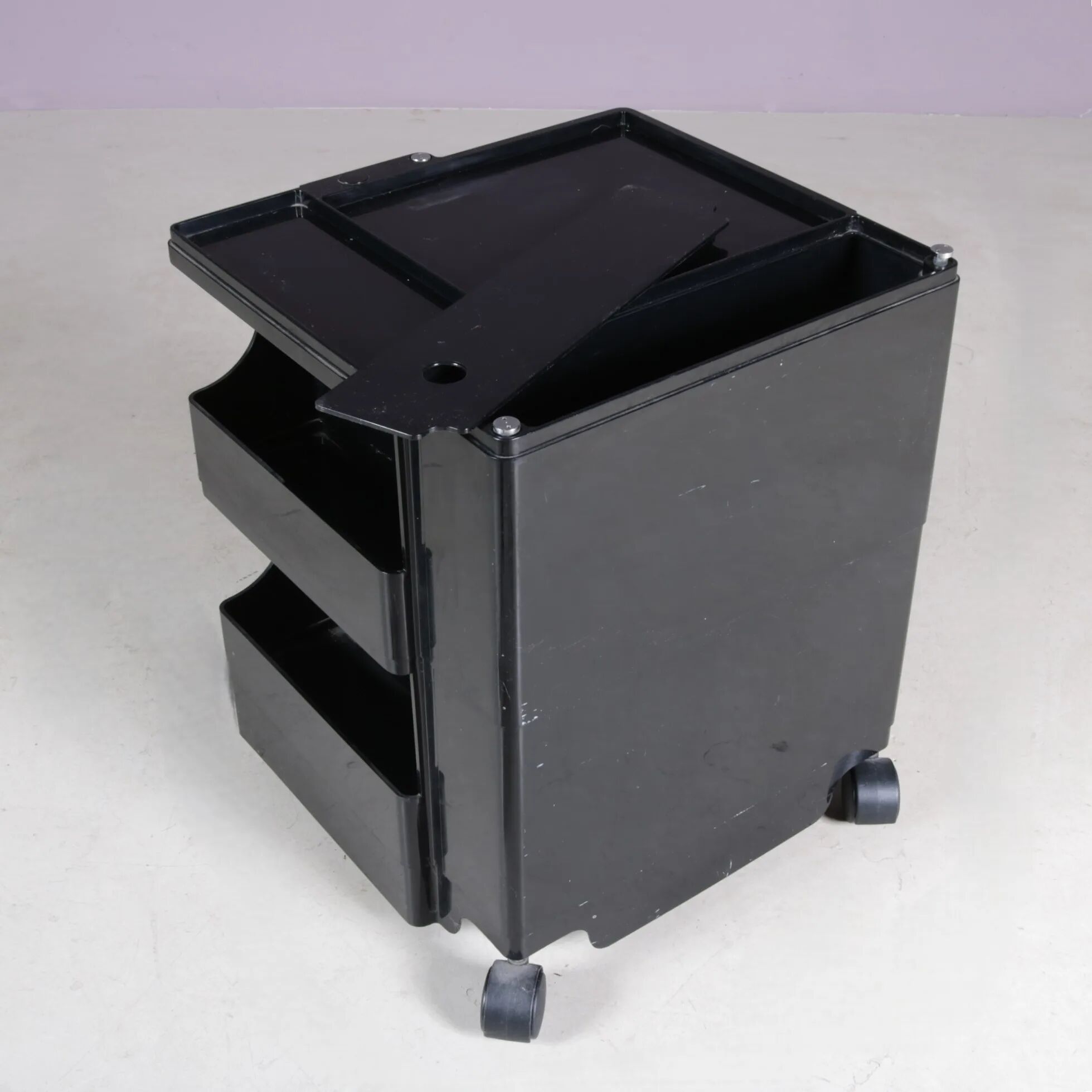 1970s low model Boby trolley Joe Colombo for Bieffeplast Italy