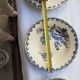 Set de 6 assiettes creuses Gien modèle chardon